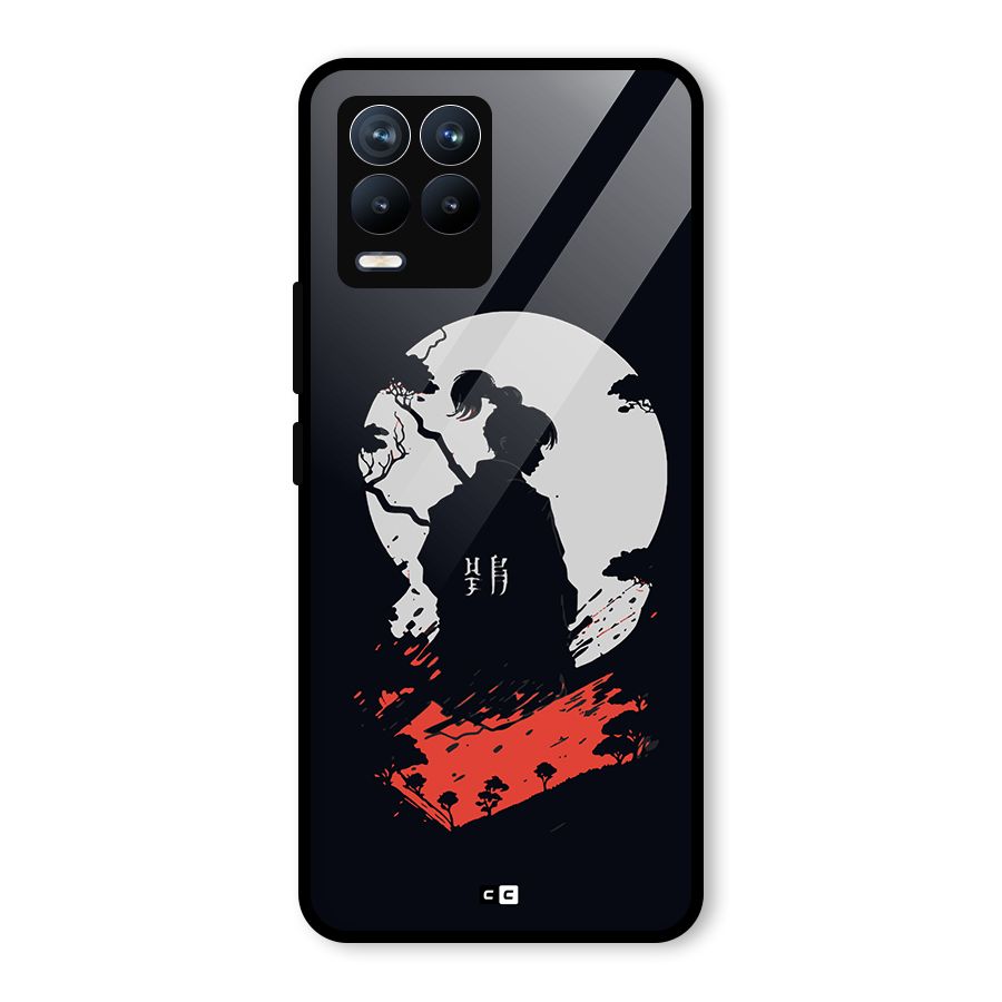 Japanese Warrior Glass Back Case for Realme 8