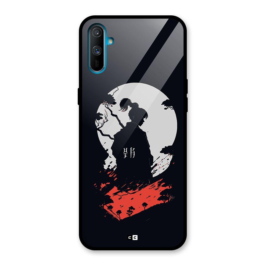 Japanese Warrior Glass Back Case for Realme C3