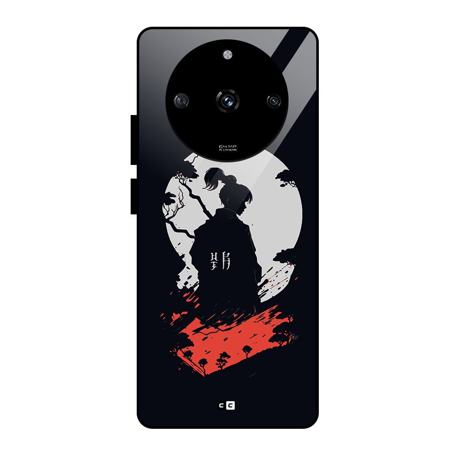 Japanese Warrior Glass Back Case for Realme Narzo 60 5G