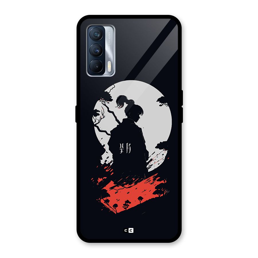 Japanese Warrior Glass Back Case for Realme X7