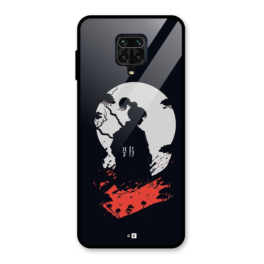 Japanese Warrior Glass Back Case for Redmi Note 10 Lite