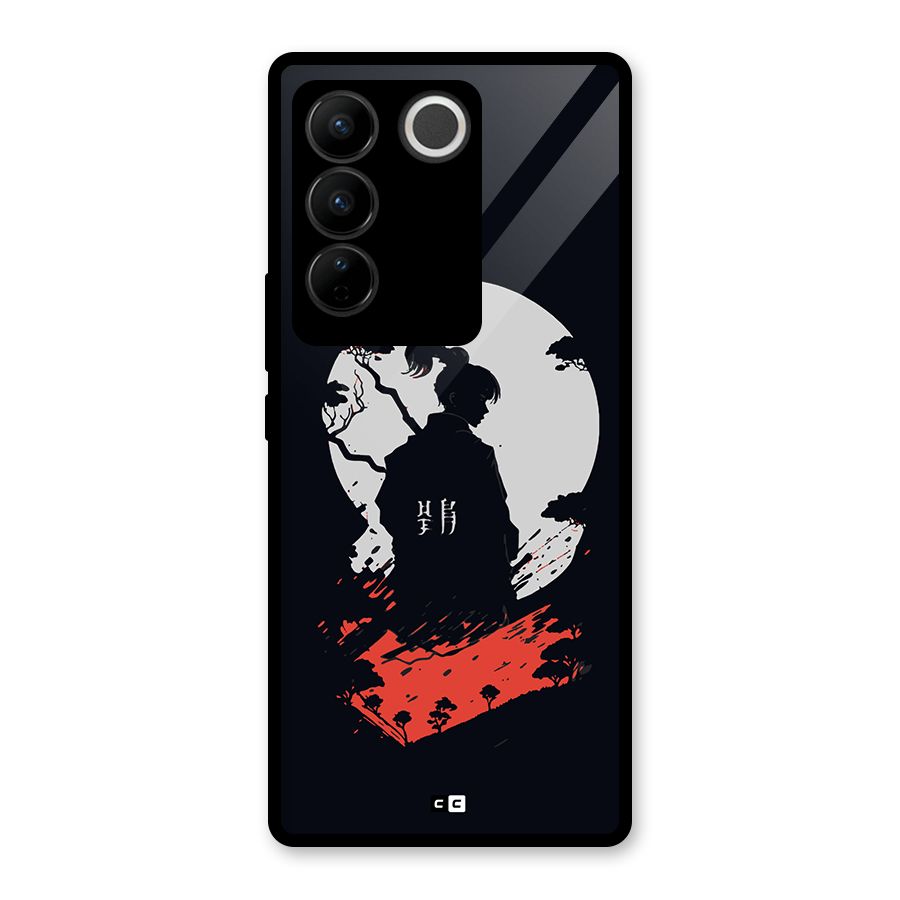Japanese Warrior Glass Back Case for Vivo V27
