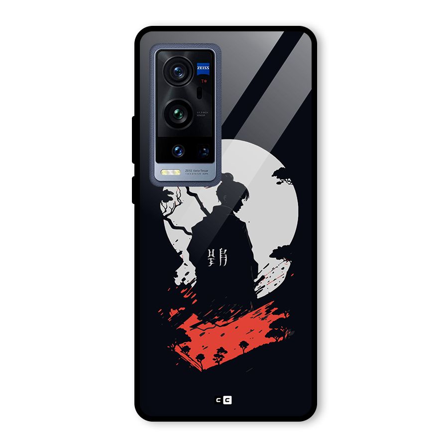 Japanese Warrior Glass Back Case for Vivo X60 Pro Plus