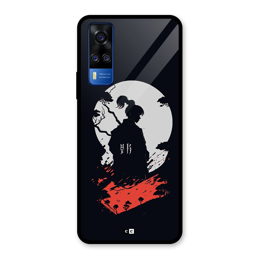 Japanese Warrior Glass Back Case for Vivo Y31