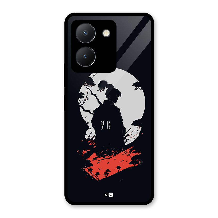 Japanese Warrior Glass Back Case for Vivo Y36