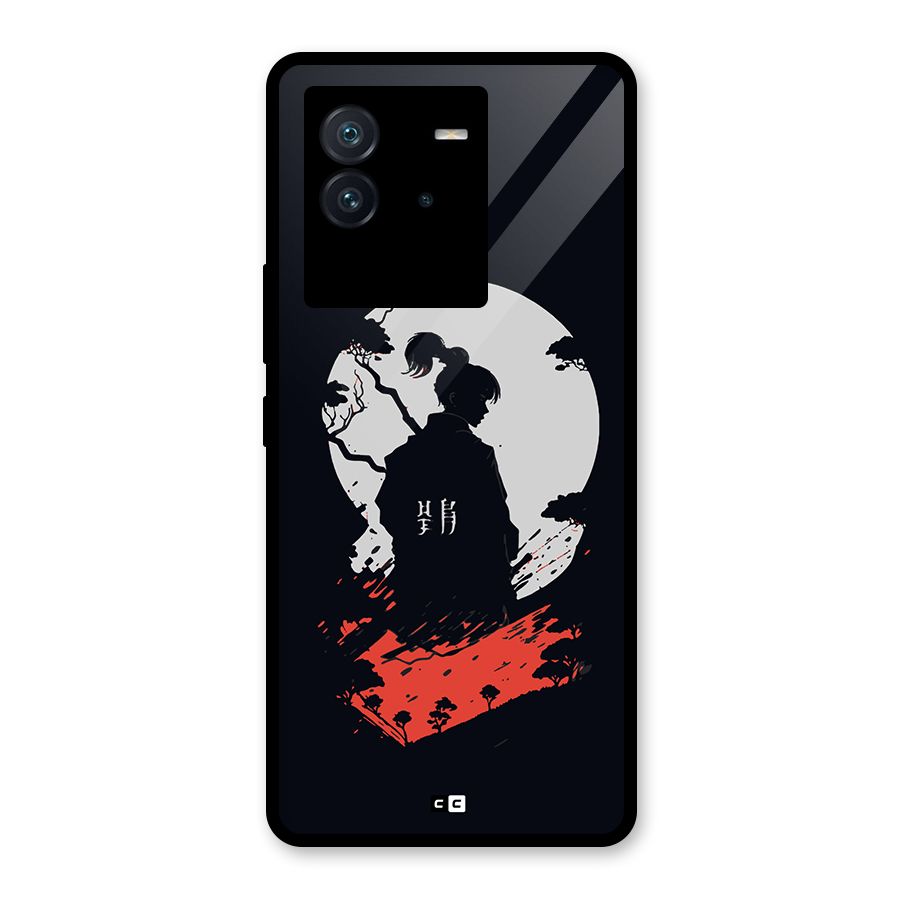 Japanese Warrior Glass Back Case for Vivo iQOO Neo 6 5G
