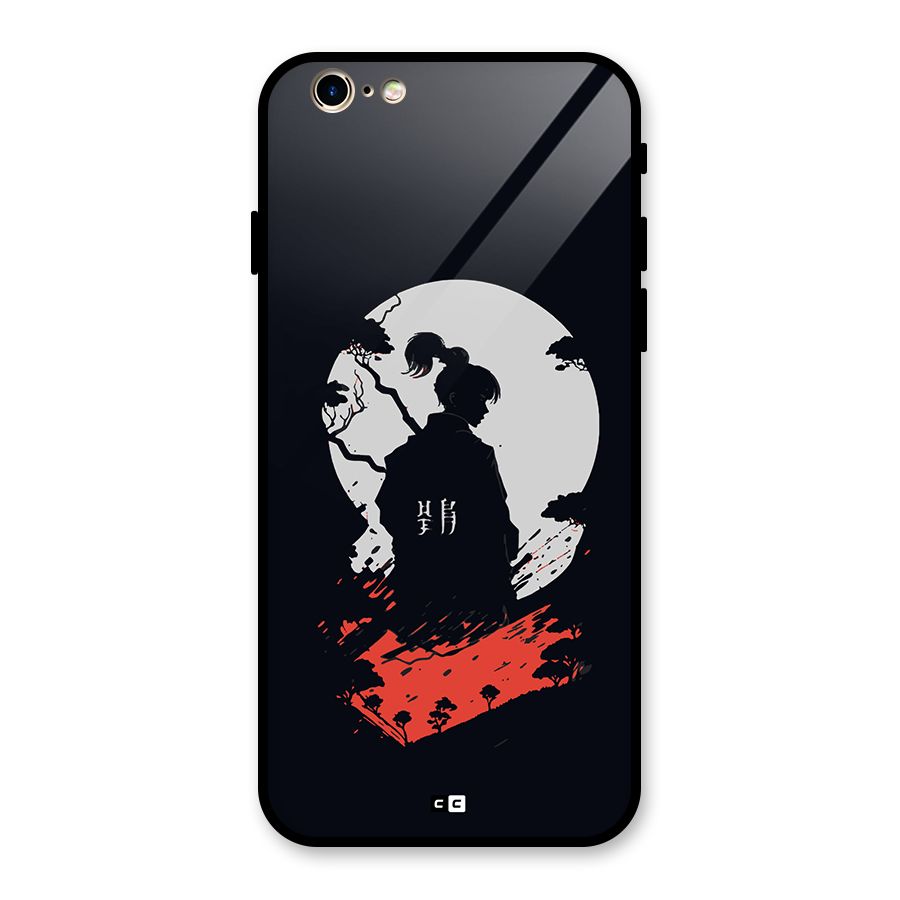 Japanese Warrior Glass Back Case for iPhone 6 6S