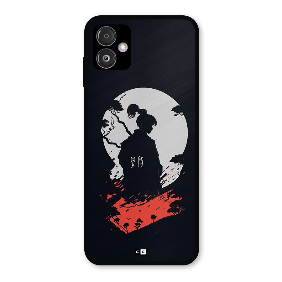Japanese Warrior Metal Back Case for Galaxy F14