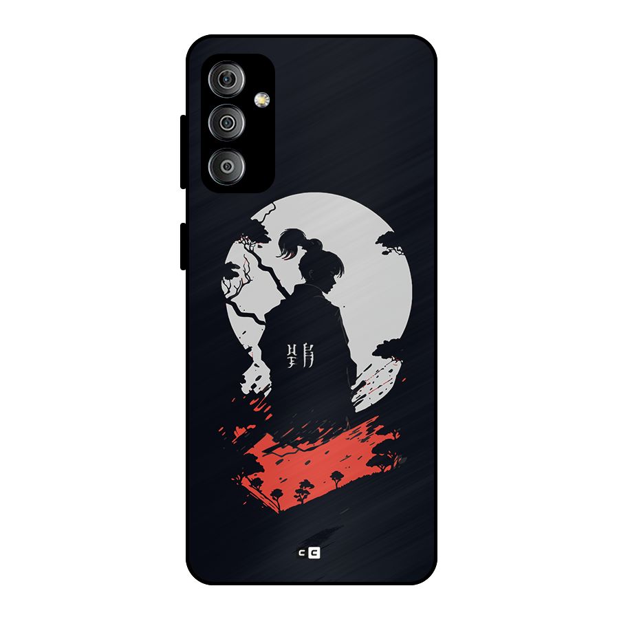Japanese Warrior Metal Back Case for Galaxy F23