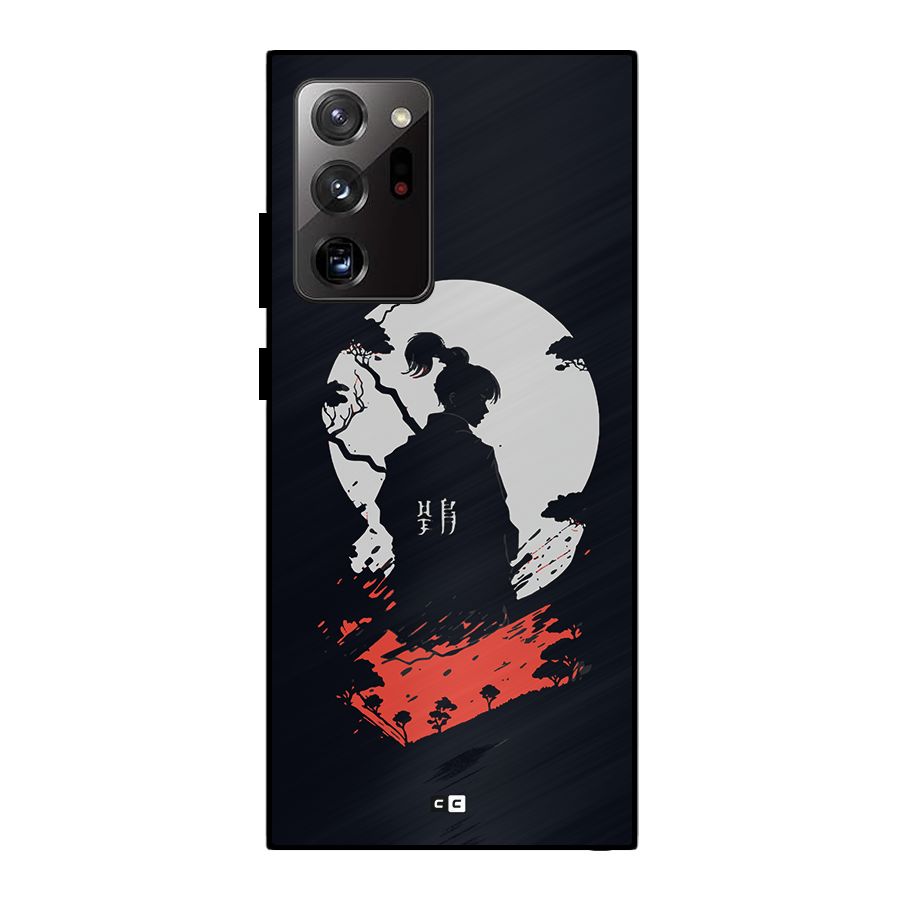 Japanese Warrior Metal Back Case for Galaxy Note 20 Ultra 5G