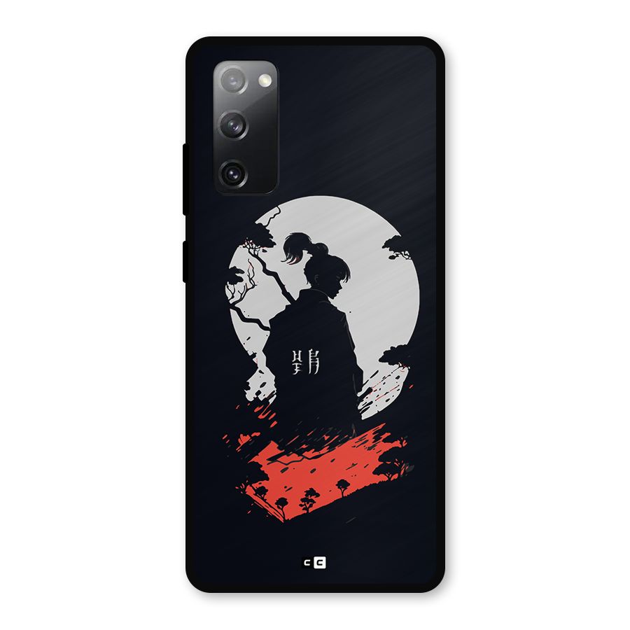 Japanese Warrior Metal Back Case for Galaxy S20 FE 5G