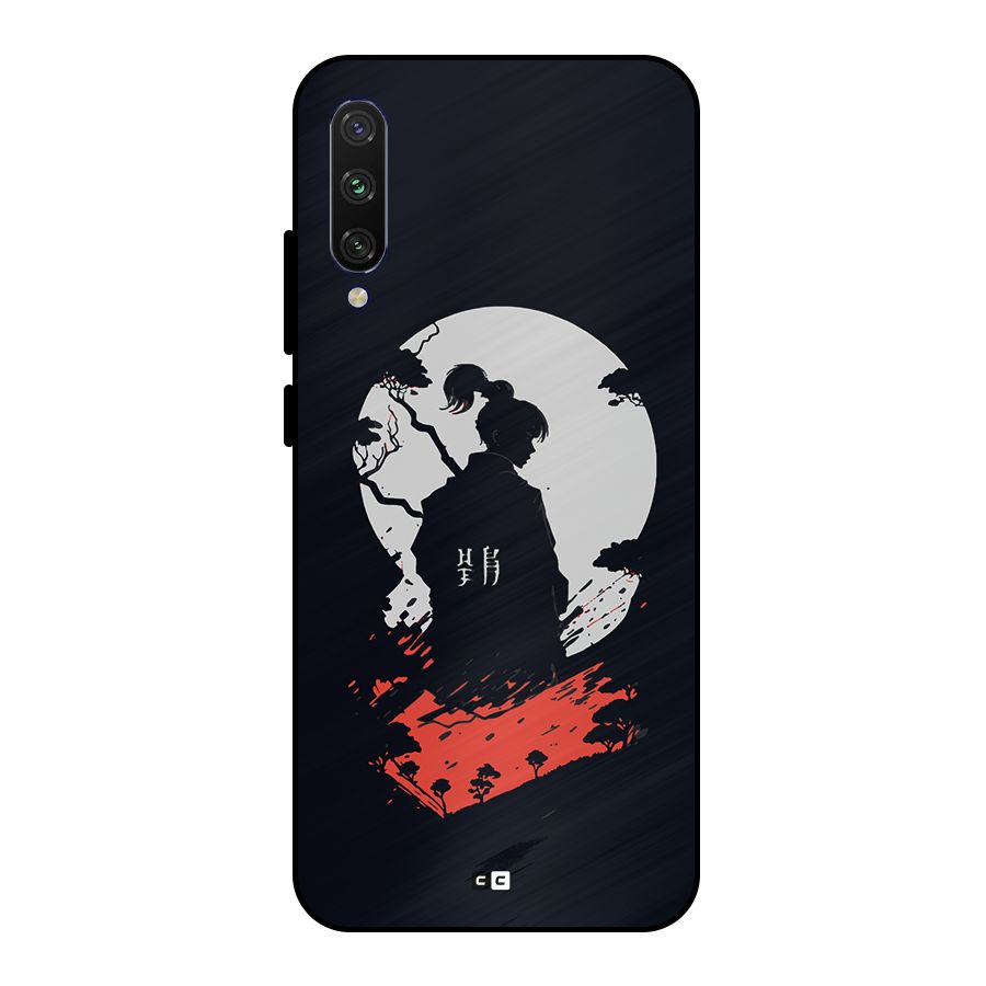 Japanese Warrior Metal Back Case for Mi A3