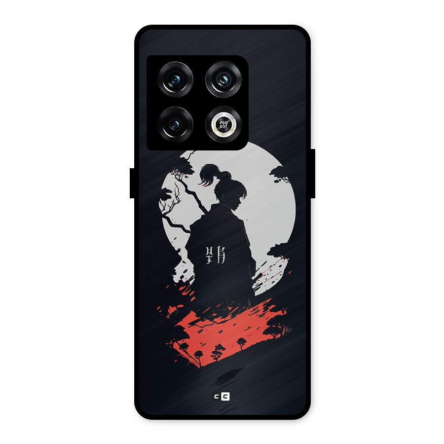 Japanese Warrior Metal Back Case for OnePlus 10 Pro 5G