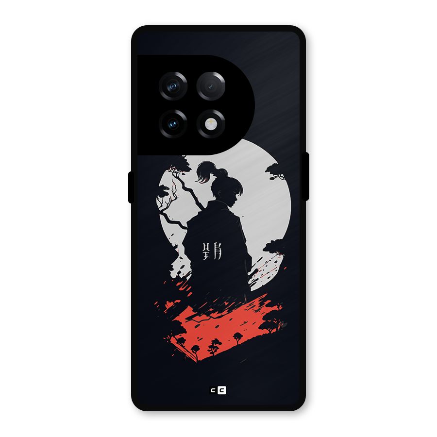 Japanese Warrior Metal Back Case for OnePlus 11R