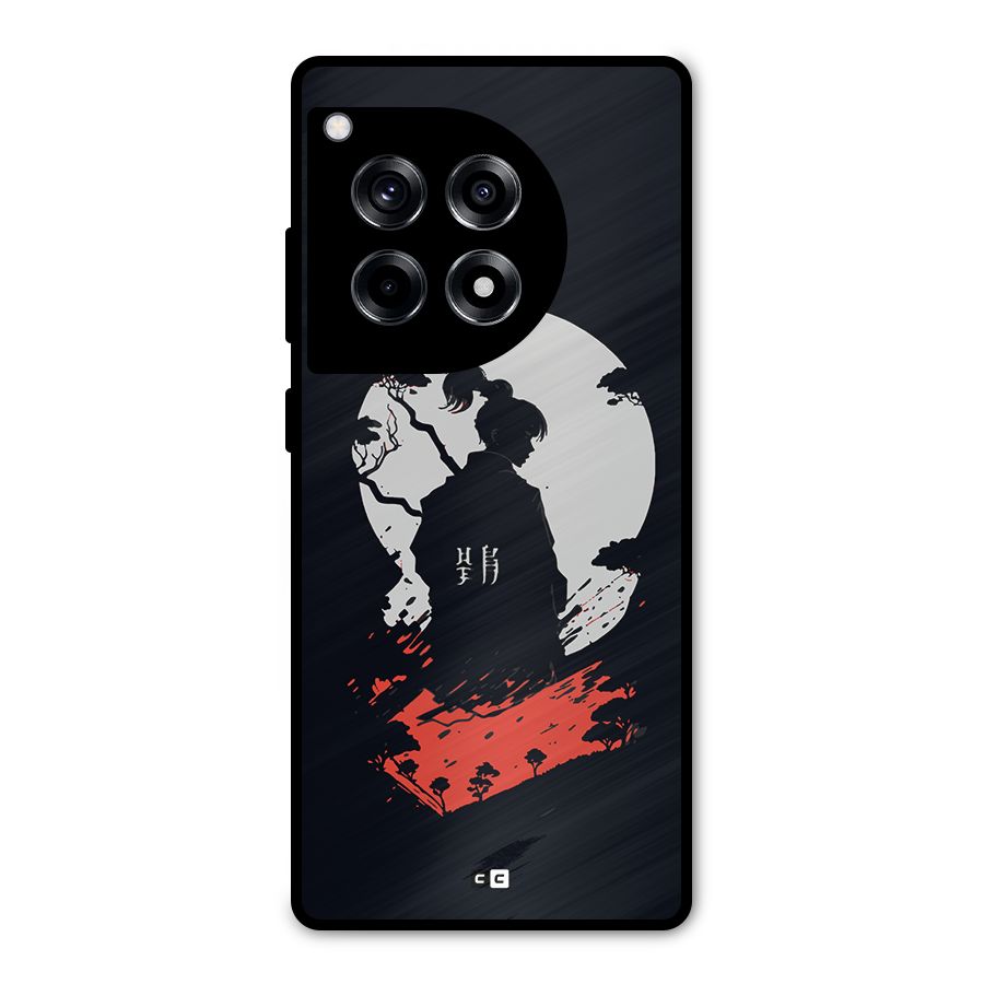Japanese Warrior Metal Back Case for OnePlus 12R