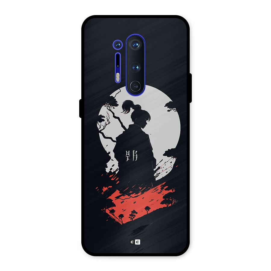 Japanese Warrior Metal Back Case for OnePlus 8 Pro