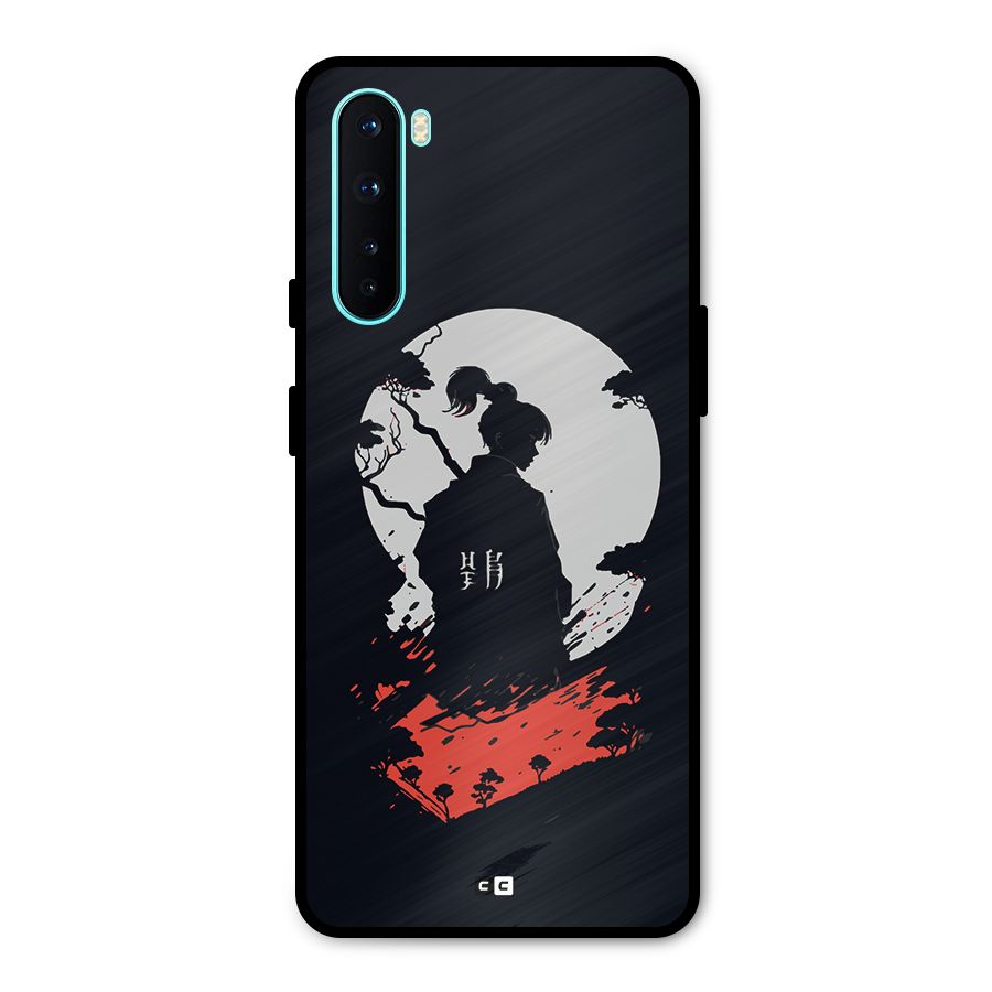 Japanese Warrior Metal Back Case for OnePlus Nord