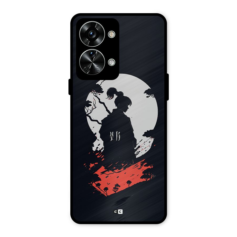 Japanese Warrior Metal Back Case for OnePlus Nord 2T