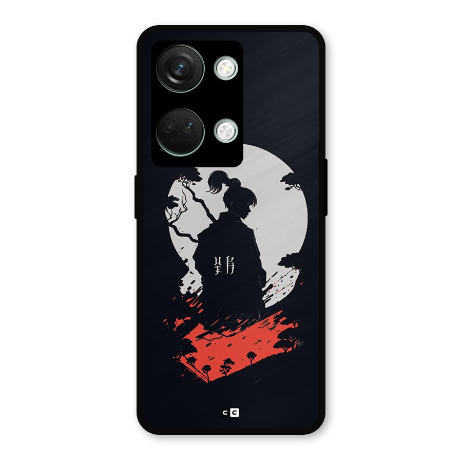 Japanese Warrior Metal Back Case for OnePlus Nord 3