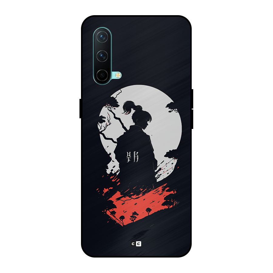 Japanese Warrior Metal Back Case for OnePlus Nord CE 5G