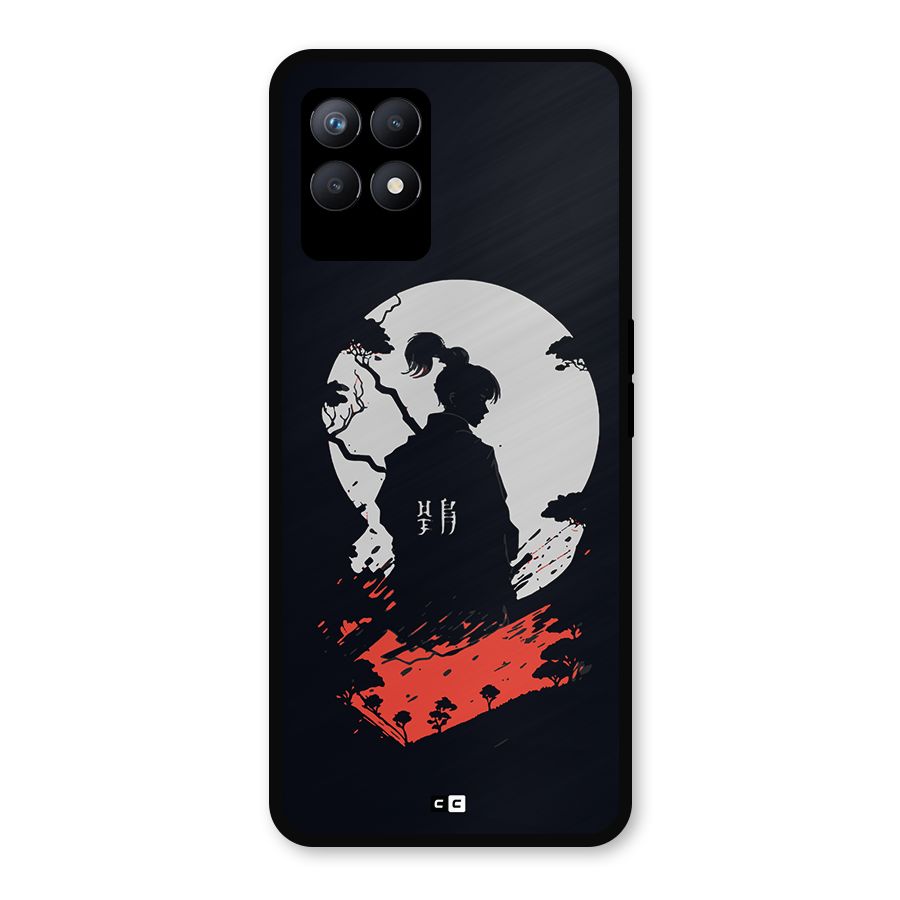 Japanese Warrior Metal Back Case for Realme Narzo 50