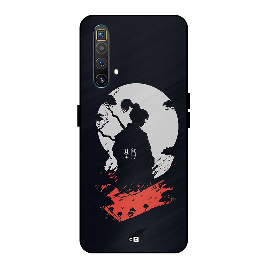 Japanese Warrior Metal Back Case for Realme X3