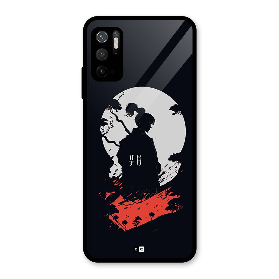 Japanese Warrior Metal Back Case for Redmi Note 10T 5G