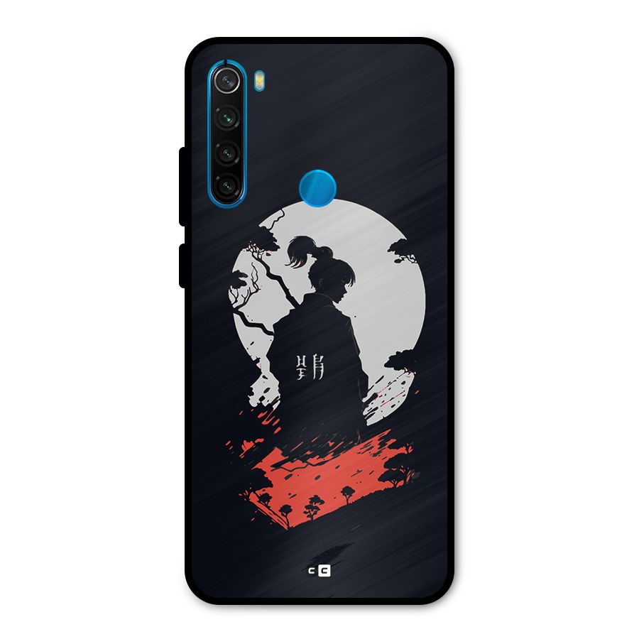 Japanese Warrior Metal Back Case for Redmi Note 8