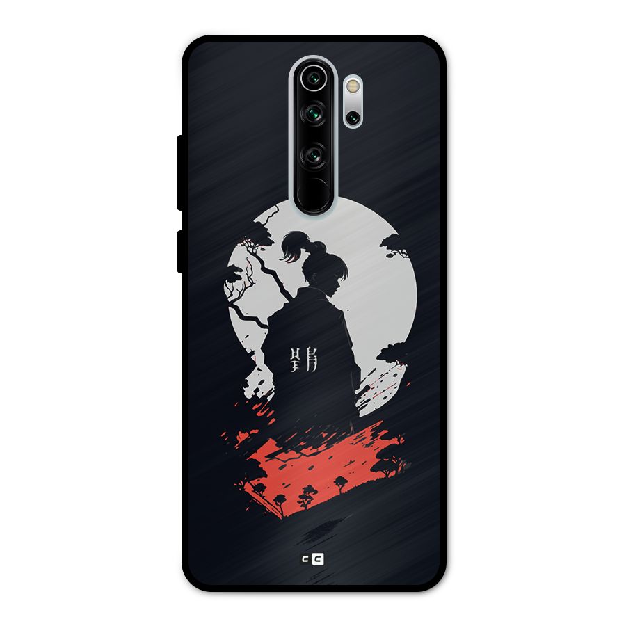 Japanese Warrior Metal Back Case for Redmi Note 8 Pro