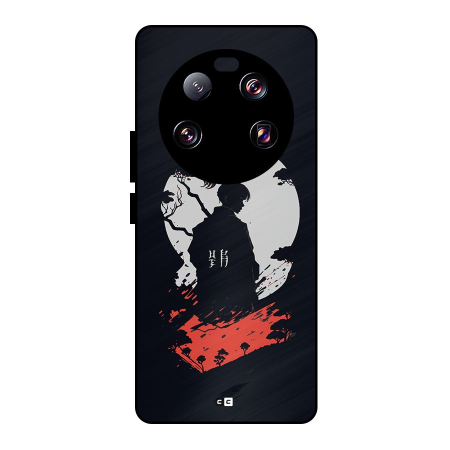 Japanese Warrior Metal Back Case for Xiaomi 13 Ultra