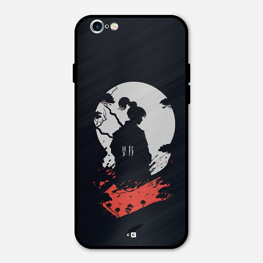 Japanese Warrior Metal Back Case for iPhone 6 6s