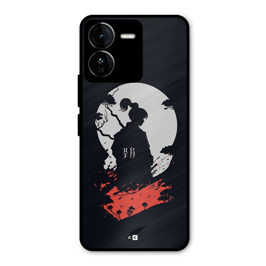 Japanese Warrior Metal Back Case for iQOO Z9
