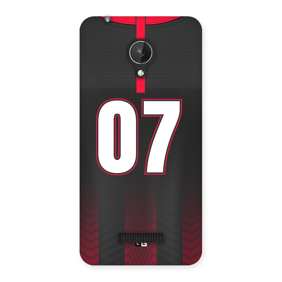 Jersy No 7 Back Case for Canvas Spark Q380