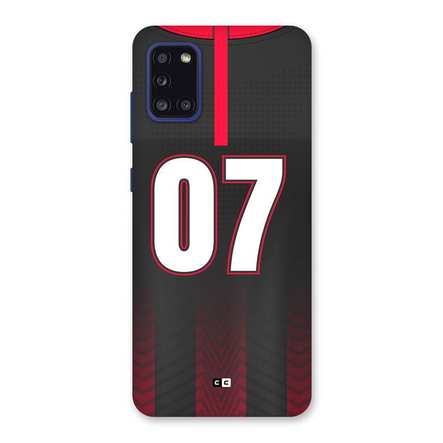 Jersy No 7 Back Case for Galaxy A31