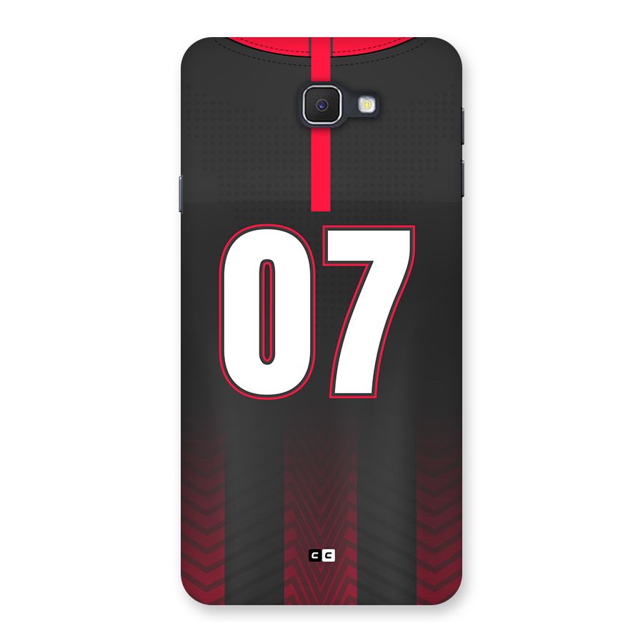 Jersy No 7 Back Case for Galaxy J7 Prime