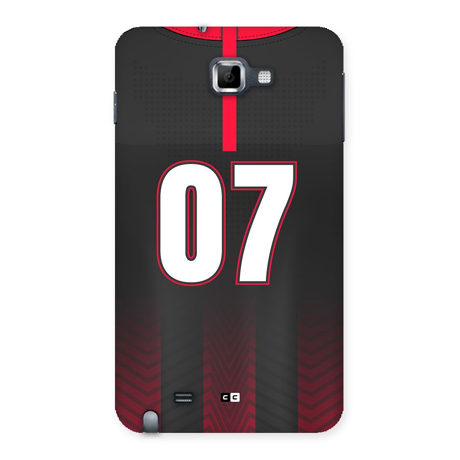Jersy No 7 Back Case for Galaxy Note