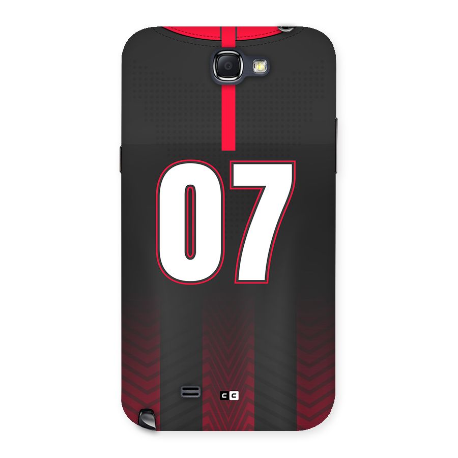 Jersy No 7 Back Case for Galaxy Note 2