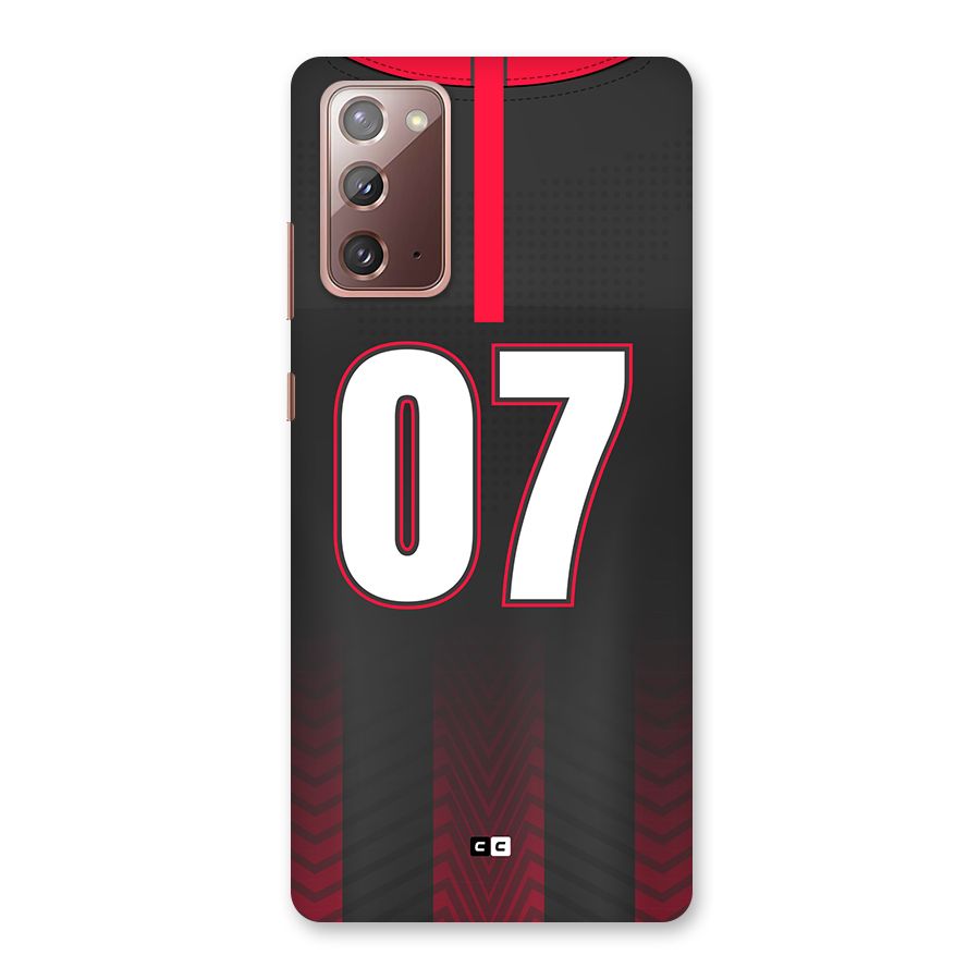 Jersy No 7 Back Case for Galaxy Note 20
