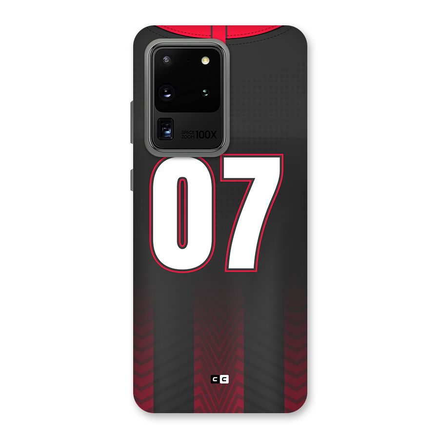 Jersy No 7 Back Case for Galaxy S20 Ultra