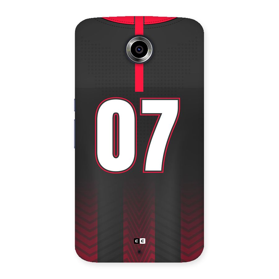 Jersy No 7 Back Case for Google Nexus 6