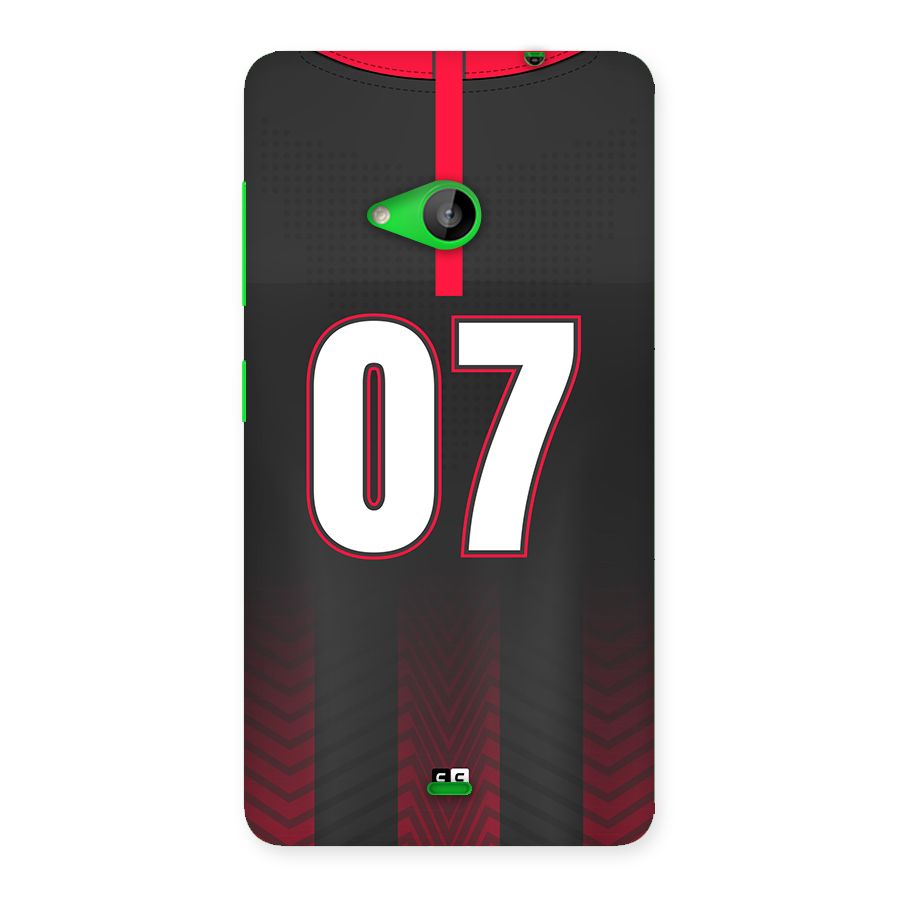 Jersy No 7 Back Case for Lumia 535