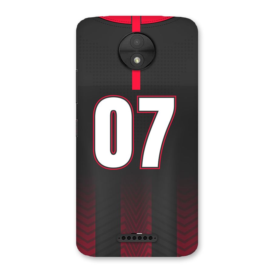 Jersy No 7 Back Case for Moto C