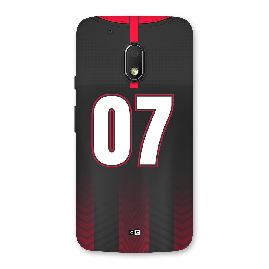 Jersy No 7 Back Case for Moto G4 Play