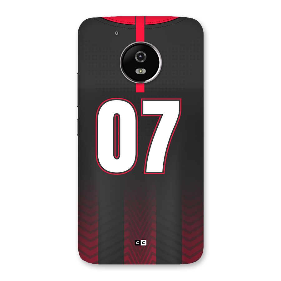 Jersy No 7 Back Case for Moto G5