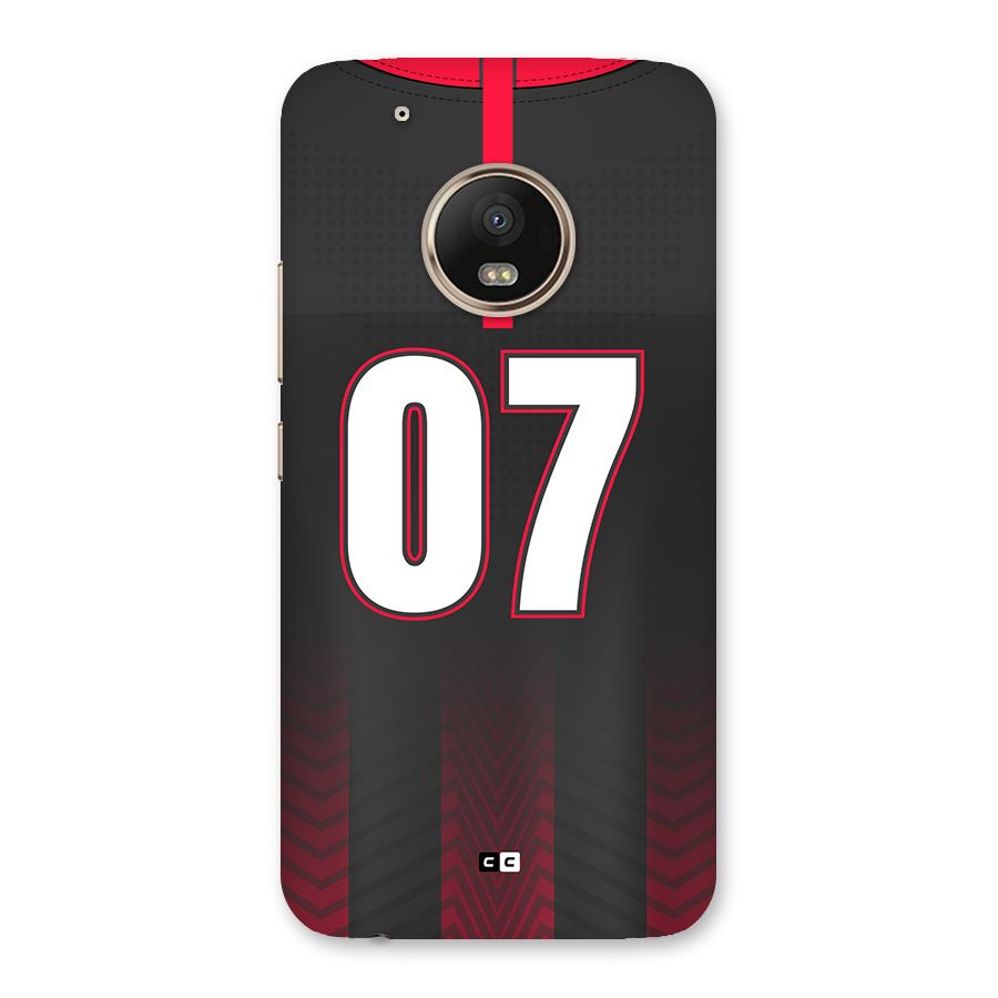 Jersy No 7 Back Case for Moto G5 Plus