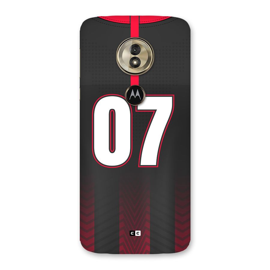 Jersy No 7 Back Case for Moto G6 Play