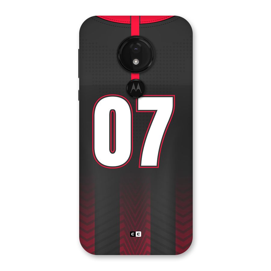 Jersy No 7 Back Case for Moto G7 Power