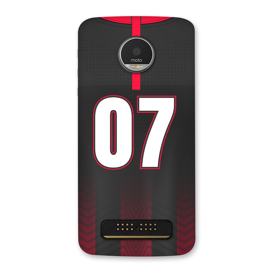 Jersy No 7 Back Case for Moto Z Play