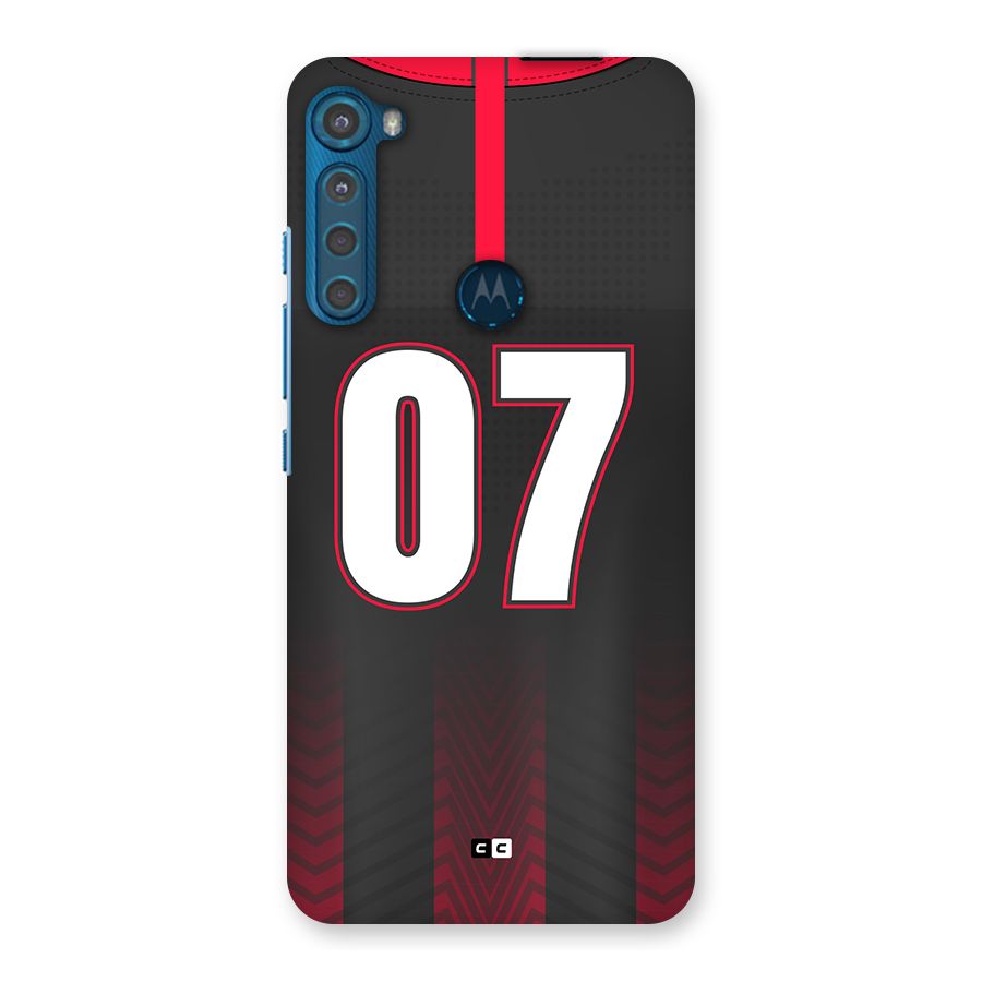 Jersy No 7 Back Case for Motorola One Fusion Plus