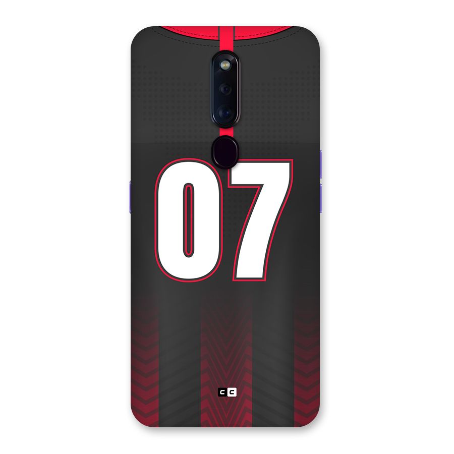 Jersy No 7 Back Case for Oppo F11 Pro
